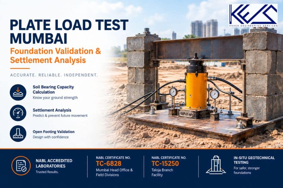 Plate Load Test Mumbai | Foundation Validation & Settlement Analysis | KNACK