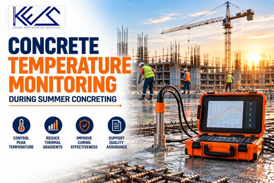Concrete Temperature Monitoring | Prevent Thermal Cracking | KNACK