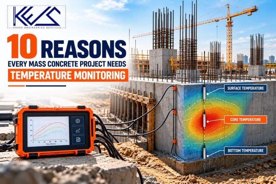Concrete Temperature Monitoring | Prevent Thermal Cracking | KNACK